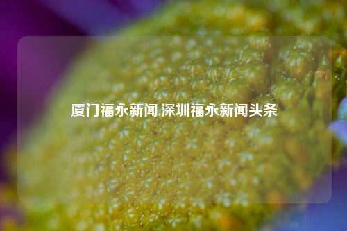 厦门福永新闻,深圳福永新闻头条