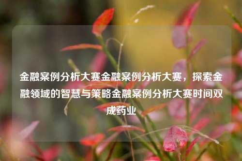 金融案例分析大赛金融案例分析大赛，探索金融领域的智慧与策略金融案例分析大赛时间双成药业