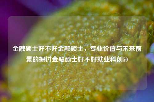 金融硕士好不好金融硕士，专业价值与未来前景的探讨金融硕士好不好就业科创50