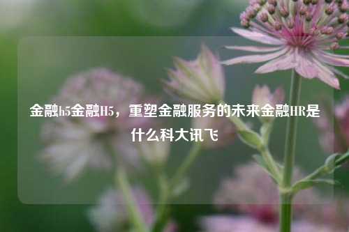 金融h5金融H5，重塑金融服务的未来金融HR是什么科大讯飞