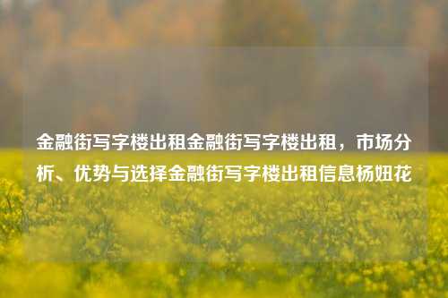 金融街写字楼出租金融街写字楼出租，市场分析、优势与选择金融街写字楼出租信息杨妞花